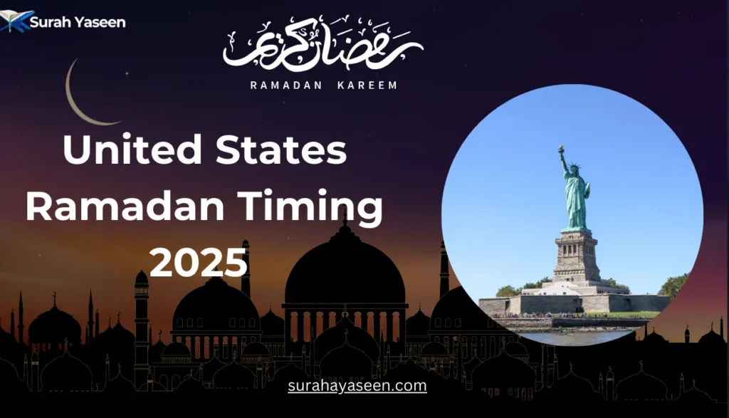 ramadan calendar usa 2025