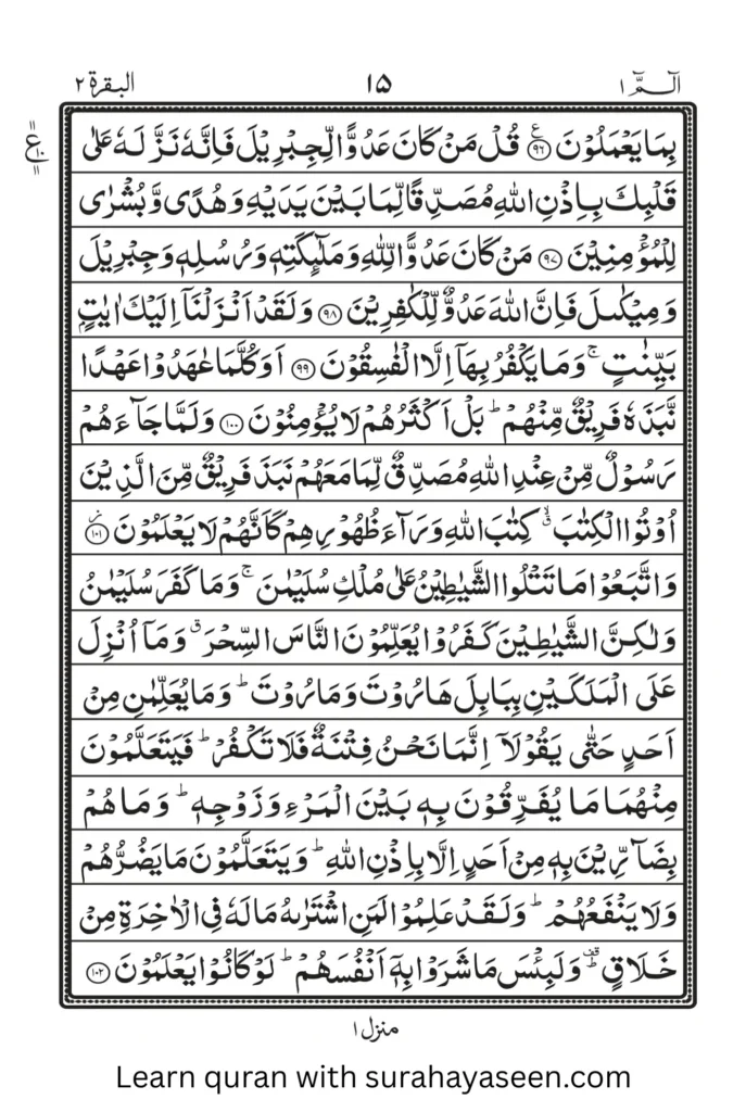 Quran Para 1 Page 13 – Read Quran with easy-to-read format