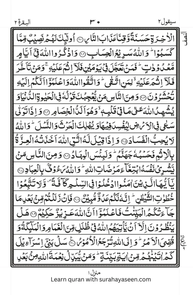 Read and Download Quran Para 2 PDF - Surah Al-Baqarah Verse 28 Tajweed Page Image