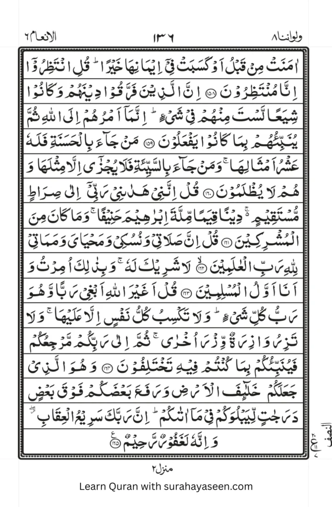 Surah Anam 21