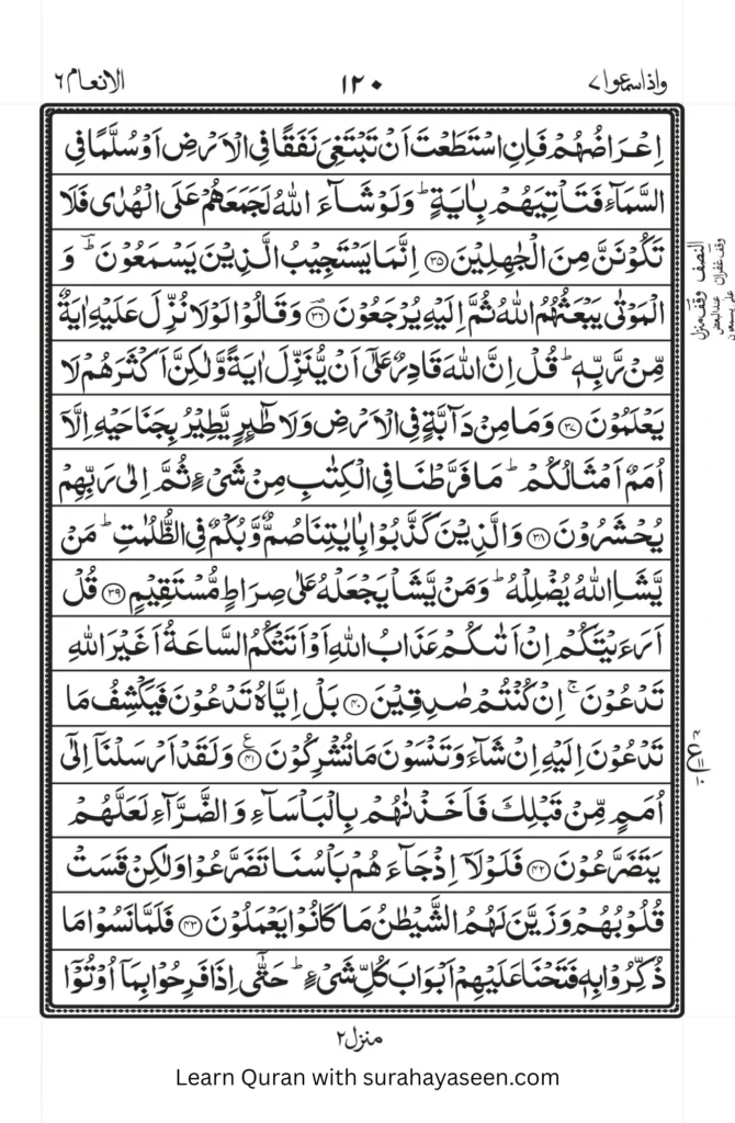 surah anam 5