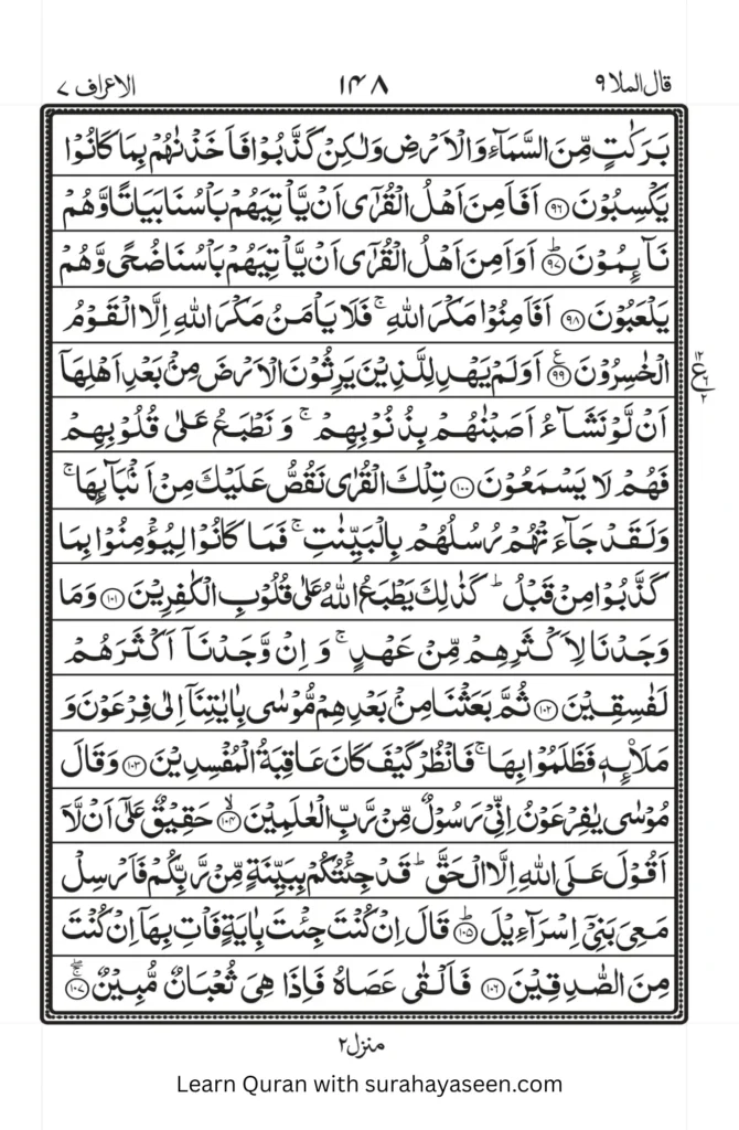 Surah Araf 2