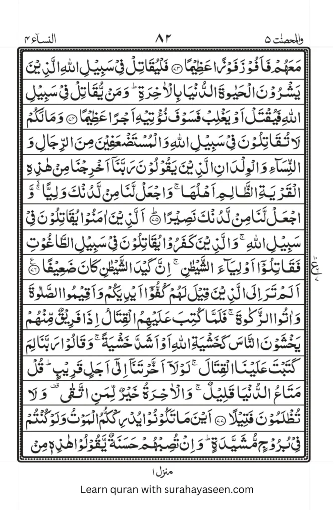 Marriage Laws in Quran Para 5 Wal‑Muhsanat