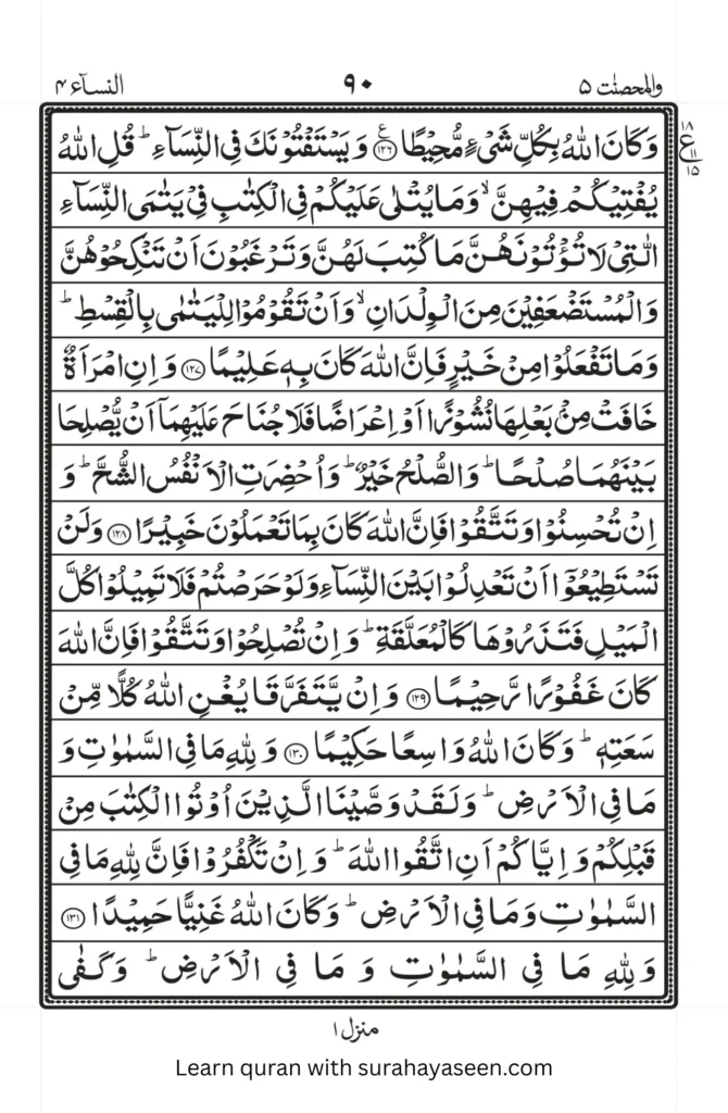 Islamic Guidance for Families in Wal‑Muhsanat