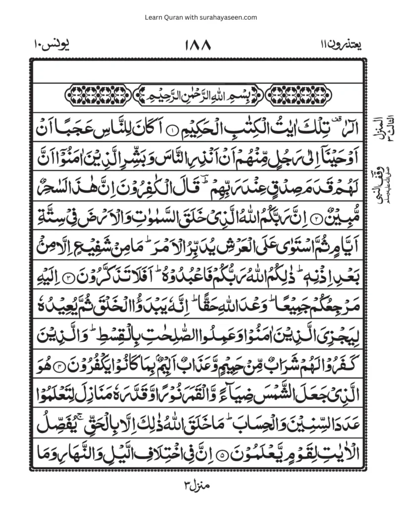 Surah Yunus 1