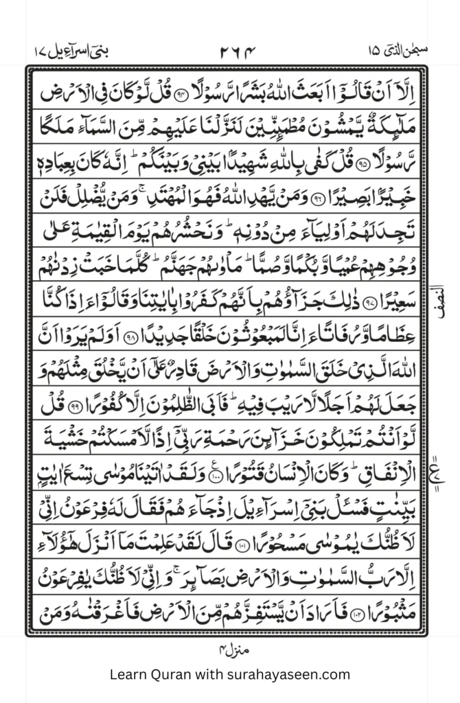 Surah Isra 10