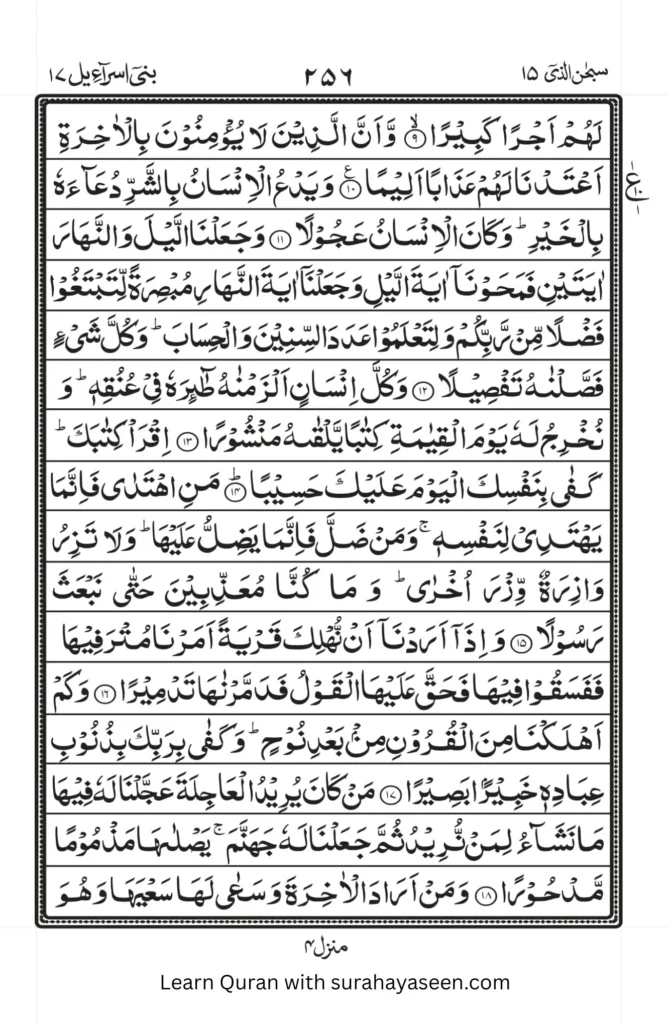 Surah Isra 2
