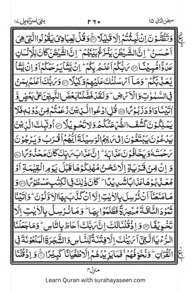 Surah Isra 6
