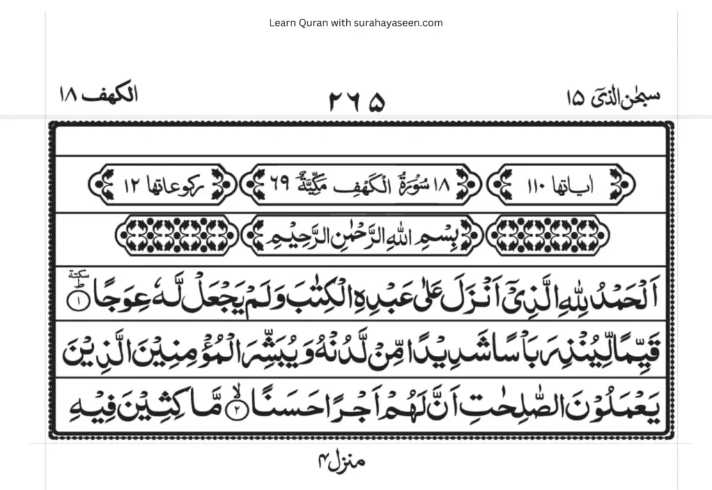 Surah Kahf 1
