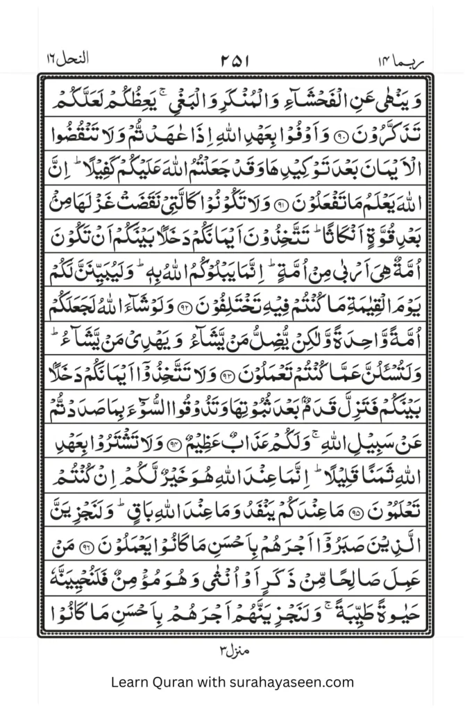 Surah Nahl 11