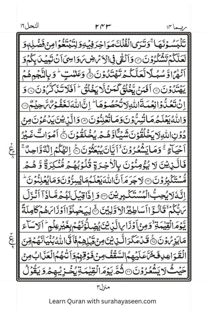Surah Nahl 3