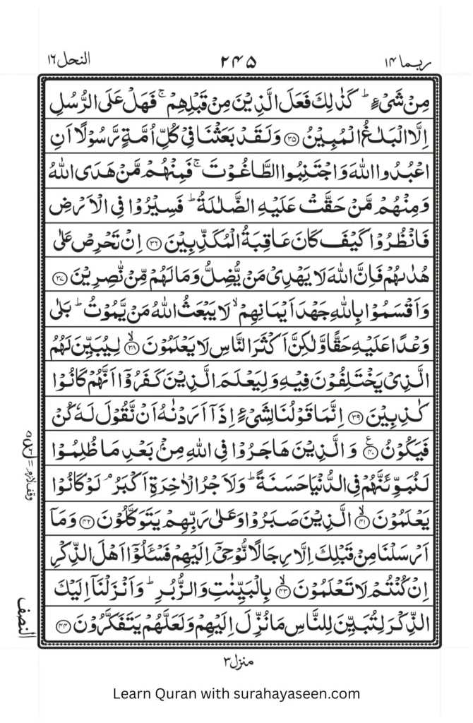 Surah Nahl 5